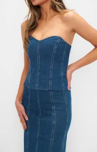 Baton Rouge Top ~ Blue Indigo(XS)