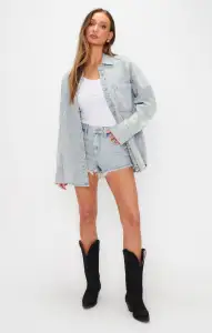 Scottsdale Shorts ~ Embellished Light Indigo(24)