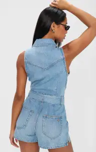 Rancho Mirage Romper ~ Hailstorm(XS)