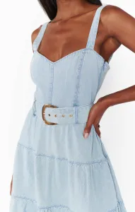 Lainey Midi Dress ~ Dew Drop(XS)