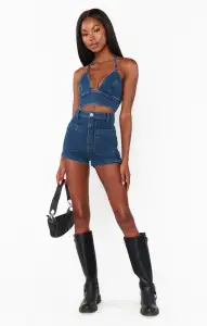 Palm Springs Hot Shorts ~ Moonlit Blue(24)
