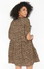 Odessa Dress ~ Latte Cheetah(XS)