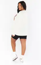 Simon Pullover ~ Cream Dancing Tiger Graphic(XS)
