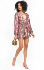 Wear Me Out Dress ~ Disco Rainbow Stripe(XS)