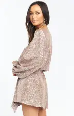 Liv Mini Dress ~ Silver Confetti(XS)