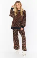 Scout Sweater ~ Leopard Knit(XS)