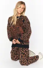Scout Sweater ~ Leopard Knit(XS)
