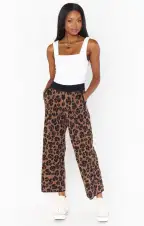 Samson Lounge Pants ~ Leopard Knit