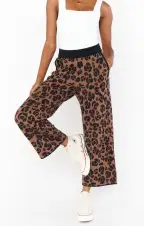 Samson Lounge Pants ~ Leopard Knit(XS)
