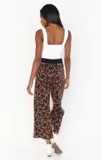 Samson Lounge Pants ~ Leopard Knit(XS)