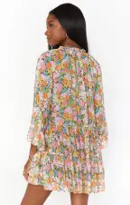 Viola Mini Dress ~ Wild Flora(XS)
