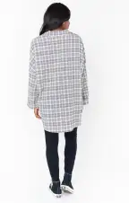 Lorolie Tunic ~ Windowpane Plaid(XS)