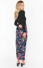 Wrap Me Up Skirt ~ Mosaic Magic Luxe Satin(XS)