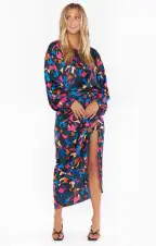 Wrap Me Up Skirt ~ Mosaic Magic Luxe Satin(XS)