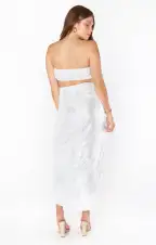 Wrap Me Up Skirt ~ White Confetti(XS)