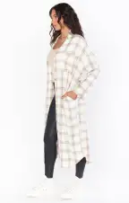 Leo Button Down Tunic ~ Everyday Plaid(XS)