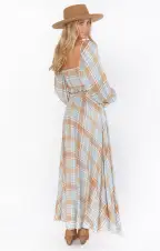 Mariah Midi Skirt ~ Georgetown Plaid(XS)