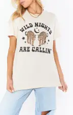 Thomas Tee ~ Wild Nights Graphic(XS)