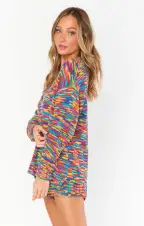 Gilligan Sweater ~ Colorful Space Dye Knit(XS)
