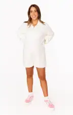 Gianni Romper ~ Cream Knit(XS)