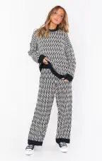 Chilly Sweater ~ Metro Geo Knit(XS)