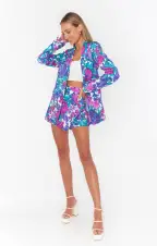 Spencer Skort ~ Magenta Blooms(XS)