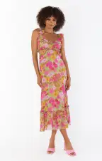 Lane Midi Dress ~ Carnaby Floral(XS)