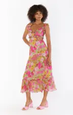 Lane Midi Dress ~ Carnaby Floral(XS)