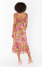 Lane Midi Dress ~ Carnaby Floral(XS)
