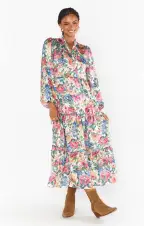 Loretta Maxi Dress ~ Dusty Meadows(XS)
