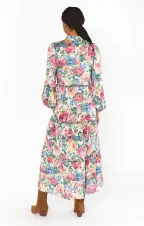 Loretta Maxi Dress ~ Dusty Meadows(XS)