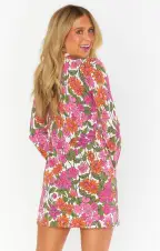 Charlie Collar Dress ~ Carnaby Floral Knit(XS)