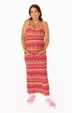 Tala Tank Maxi ~ Horizon Stripe Knit(XS)