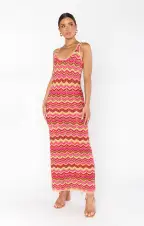 Tala Tank Maxi ~ Horizon Stripe Knit(XS)