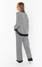 Chilly Sweater ~ Metro Geo Knit(XS)
