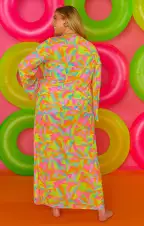 Santos Cover Up ~ Neon Tropics(XS)