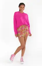 Aiden Mini Skort ~ Carnaby Floral(XS)