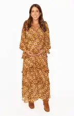 Fleetwood Maxi Dress ~ Aurora Floral(XS)