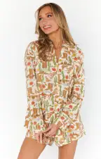 Early Riser PJ Set ~ Rodeo Escape(XS)