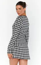 Tippi Skirt ~ Houndstooth Knit(XS)