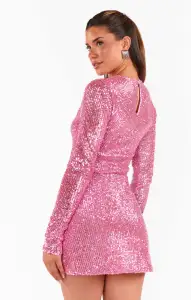 All Night Skort ~ Party Pink Sequins(XS)
