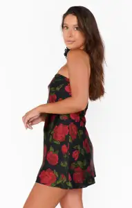 Taylor Tube Mini Dress ~ Send Me Roses(XS)