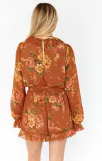 Raquel Ruffle Romper ~ Garden Harvest(XS)