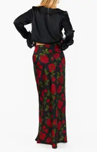 Maci Maxi Skirt ~ Send Me Roses(XS)