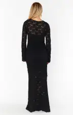Anjelica Maxi Dress ~ Black Lace(XS)