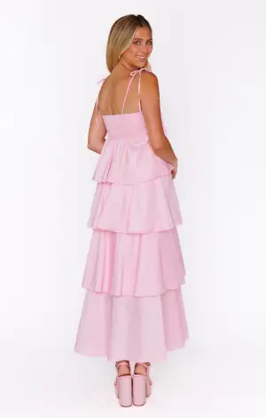Meet Cute Dress ~ Light Pink Taffeta(XS)