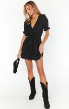 Marissa Dress ~ Black Voile(XS)