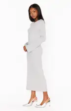 City Dress ~ Silver Shimmer Knit(XS)
