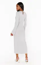 City Dress ~ Silver Shimmer Knit(XS)