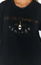 Travis Tee ~ Club De Champagne Graphic(XS)